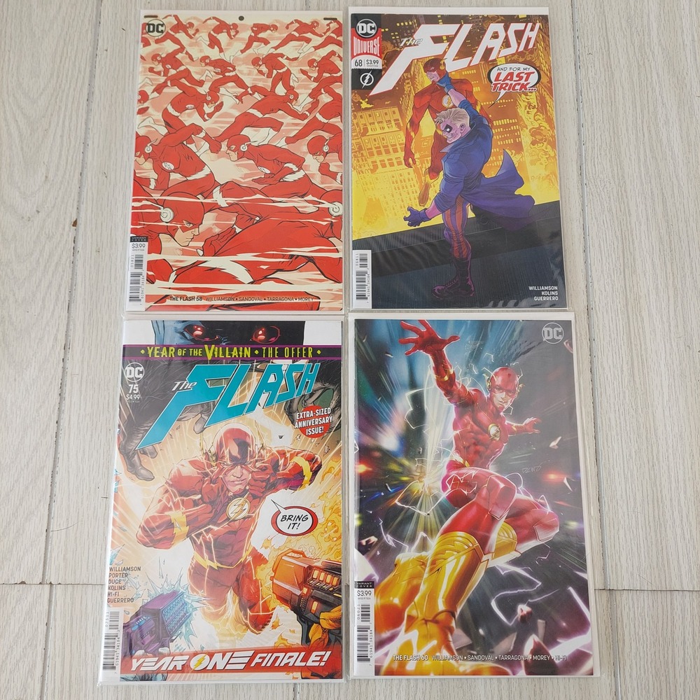 The Flash Comic Book Lot DC Comics‎ 58 60 68 75 Graphic Superhero Avengers